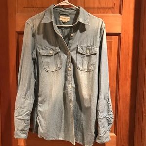 RALPH LAUREN chambray shirt size MEDIUM